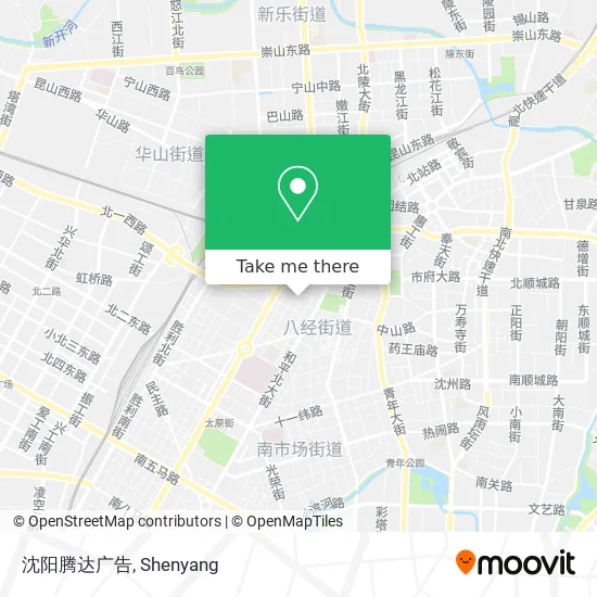 沈阳腾达广告 map