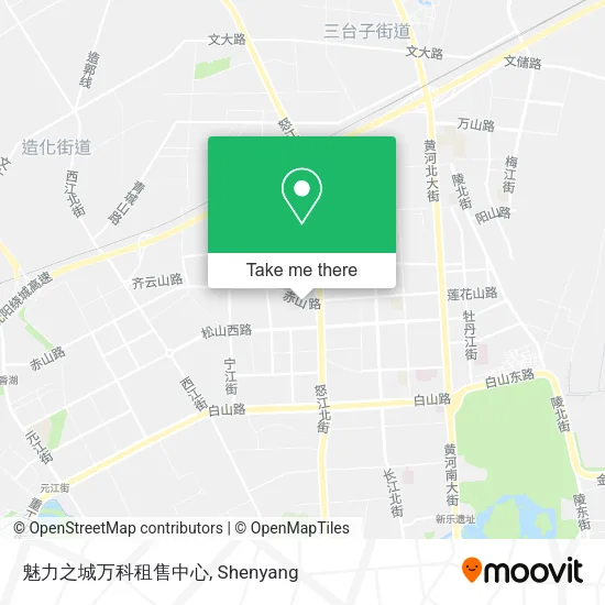 魅力之城万科租售中心 map