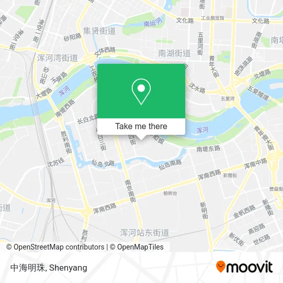 中海明珠 map