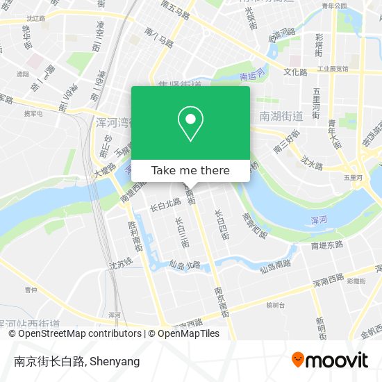 南京街长白路 map