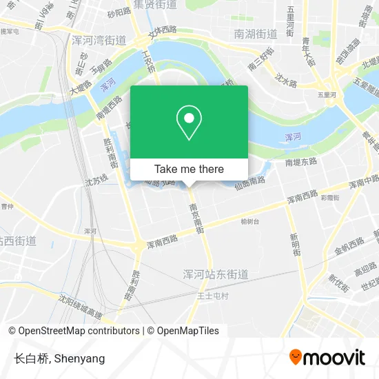 长白桥 map
