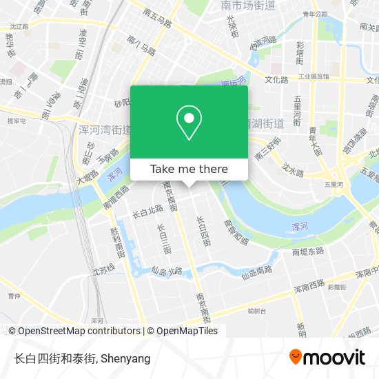 长白四街和泰街 map