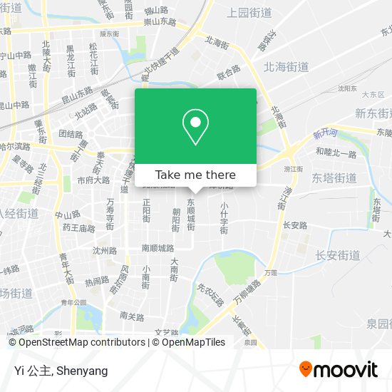 Yi 公主 map