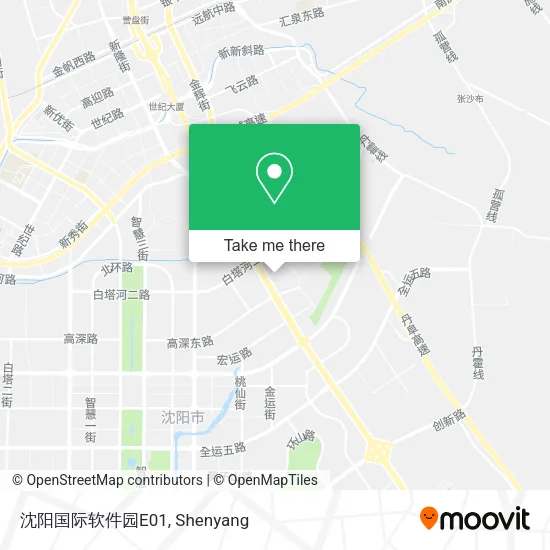 沈阳国际软件园E01 map