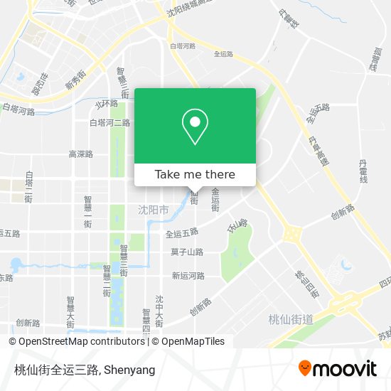 桃仙街全运三路 map