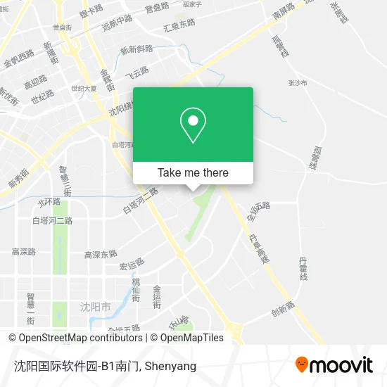 沈阳国际软件园-B1南门 map
