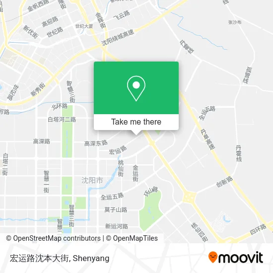 宏运路沈本大街 map