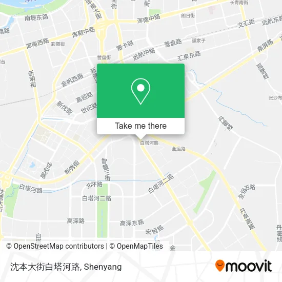 沈本大街白塔河路 map
