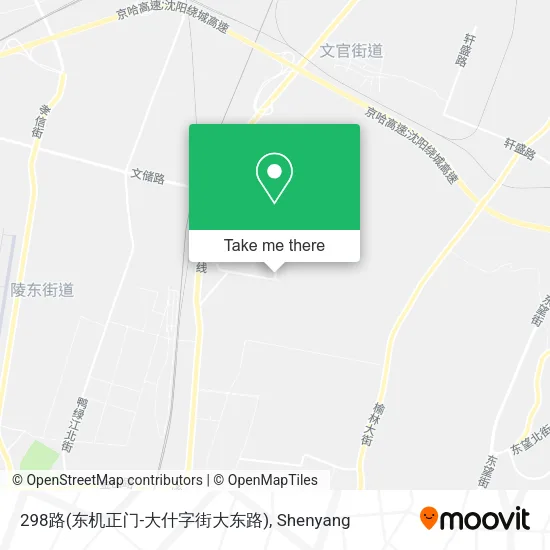 298路(东机正门-大什字街大东路) map