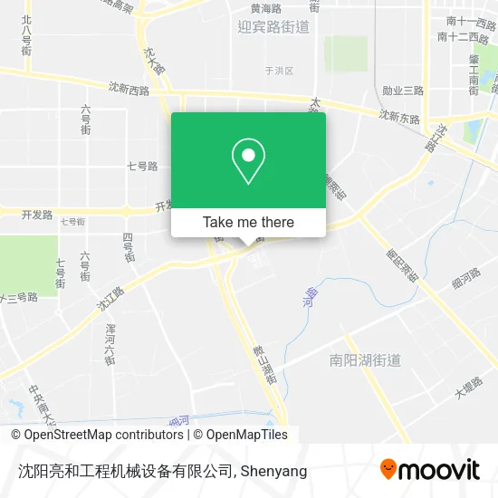 沈阳亮和工程机械设备有限公司 map