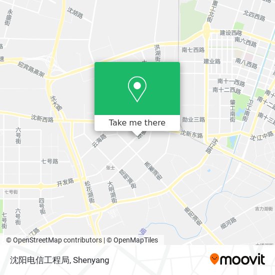 沈阳电信工程局 map