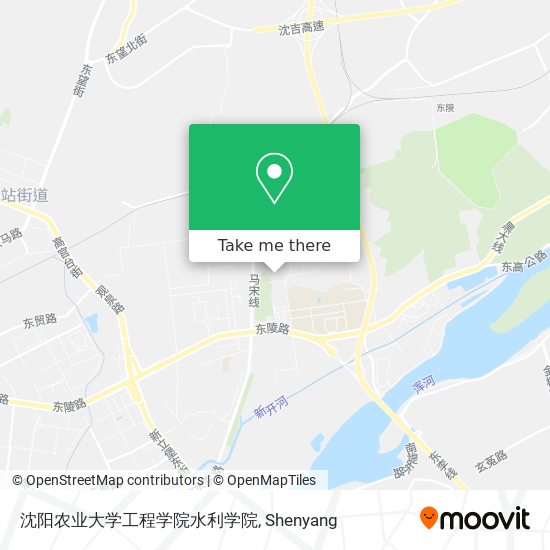 沈阳农业大学工程学院水利学院 map