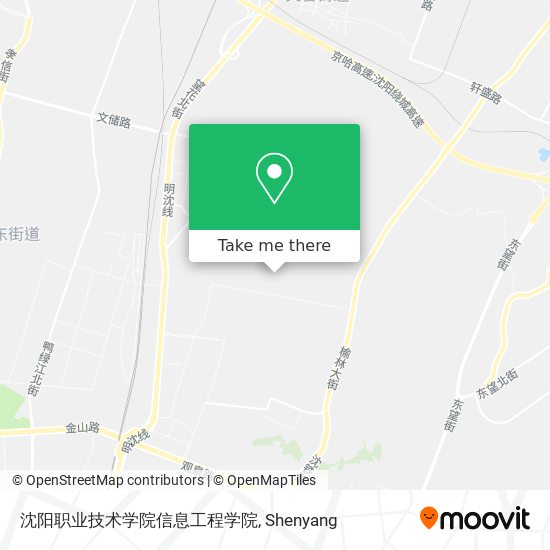 沈阳职业技术学院信息工程学院 map