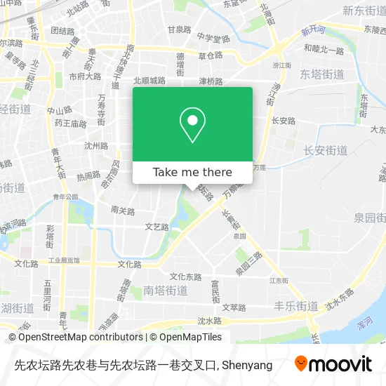 先农坛路先农巷与先农坛路一巷交叉口 map