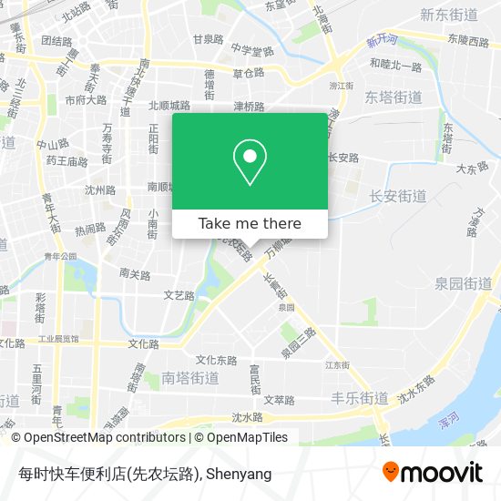 每时快车便利店(先农坛路) map