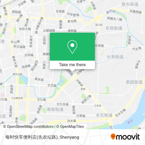每时快车便利店(先农坛路) map