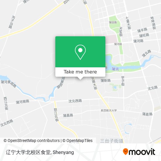 辽宁大学北校区食堂 map