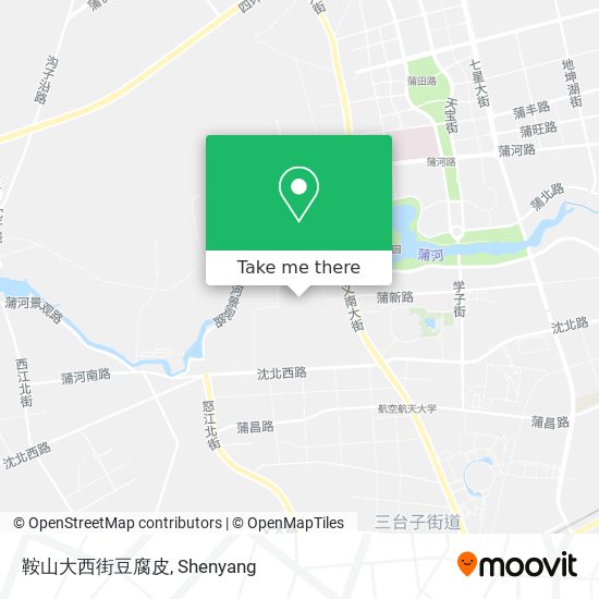鞍山大西街豆腐皮 map