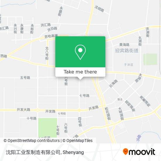 沈阳工业泵制造有限公司 map
