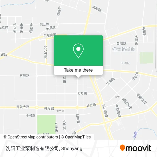 沈阳工业泵制造有限公司 map