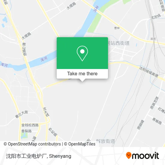 沈阳市工业电炉厂 map