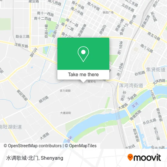 水调歌城-北门 map