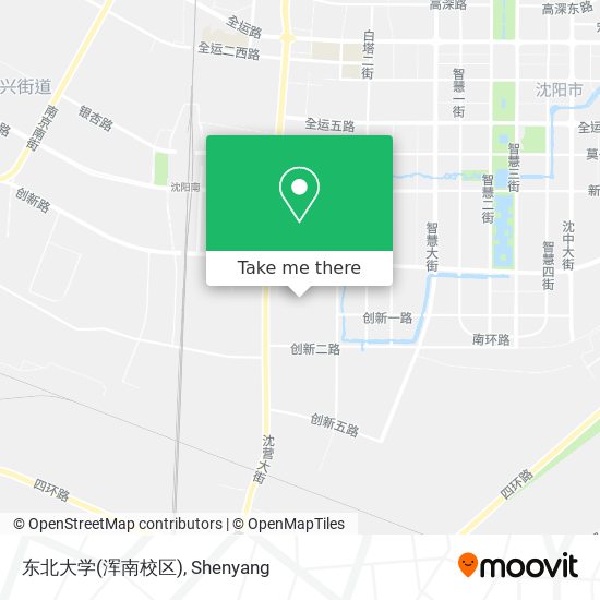 东北大学(浑南校区) map