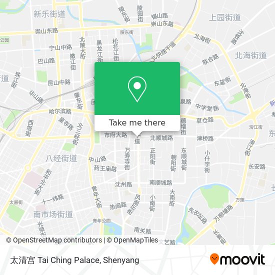 太清宫 Tai Ching Palace map