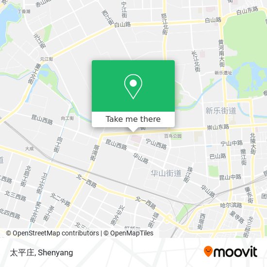 太平庄 map