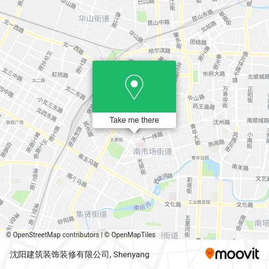 沈阳建筑装饰装修有限公司 map