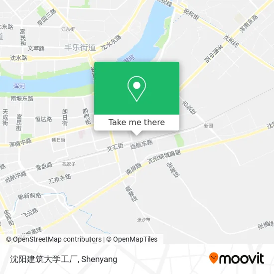 沈阳建筑大学工厂 map