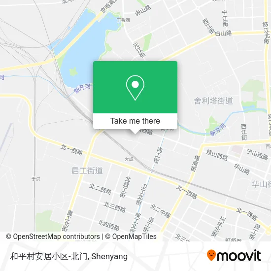 和平村安居小区-北门 map