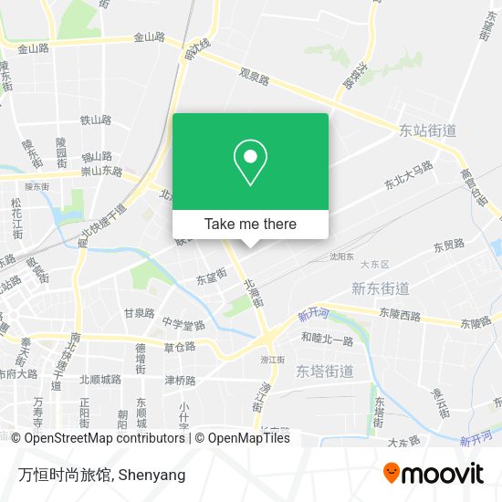 万恒时尚旅馆 map