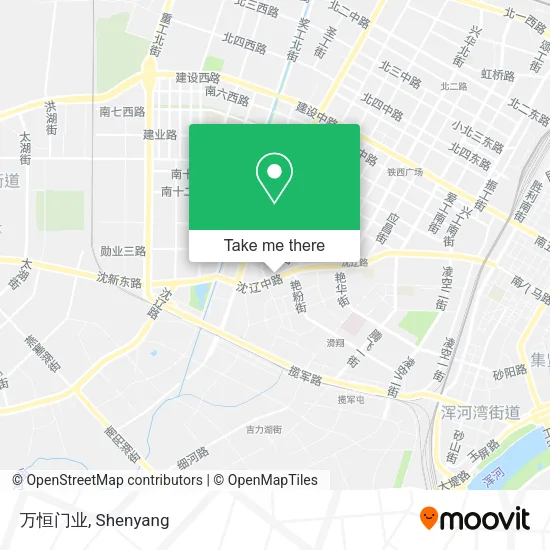 万恒门业 map