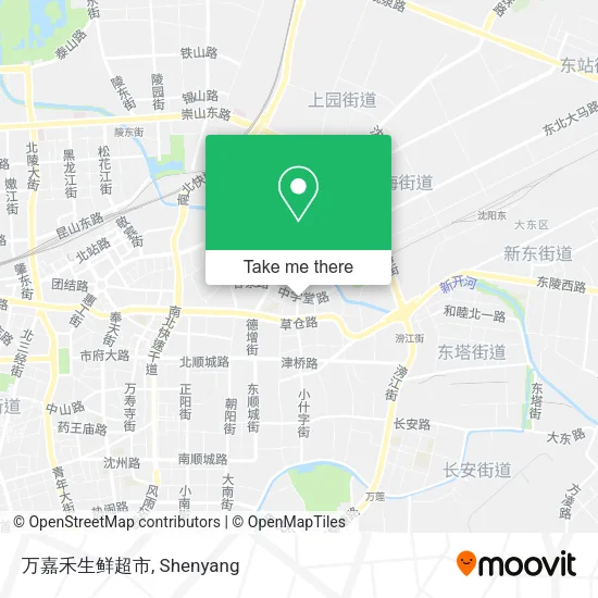 万嘉禾生鲜超市 map