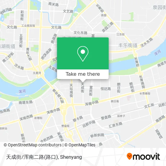 天成街/浑南二路(路口) map
