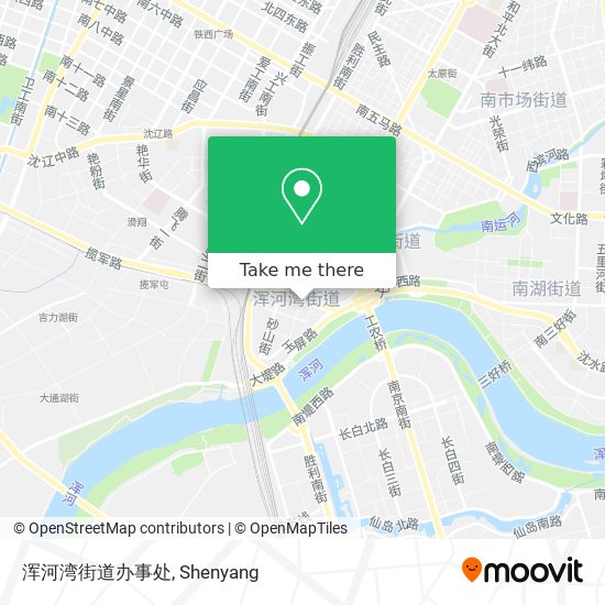浑河湾街道办事处 map