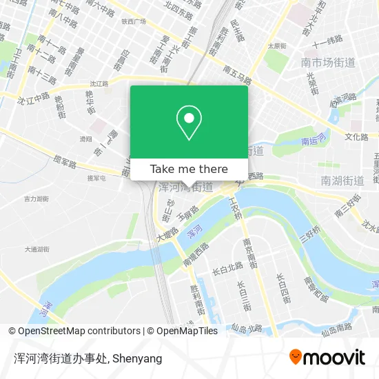 浑河湾街道办事处 map