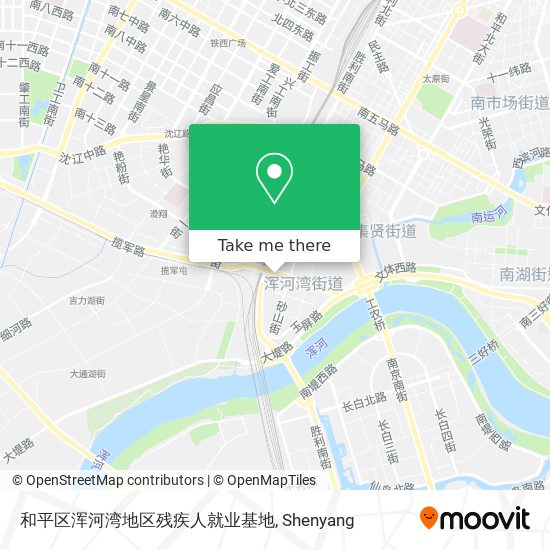 和平区浑河湾地区残疾人就业基地 map