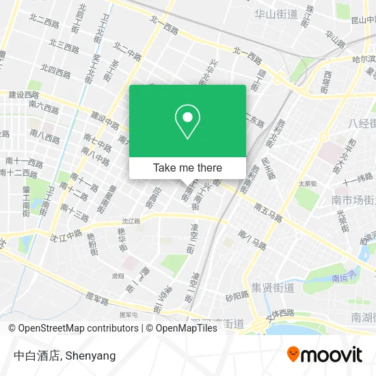 中白酒店 map