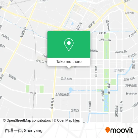 白塔一街 map
