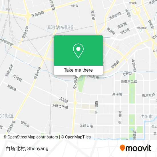 白塔北村 map