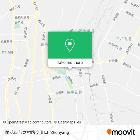 丽花街与龙柏路交叉口 map