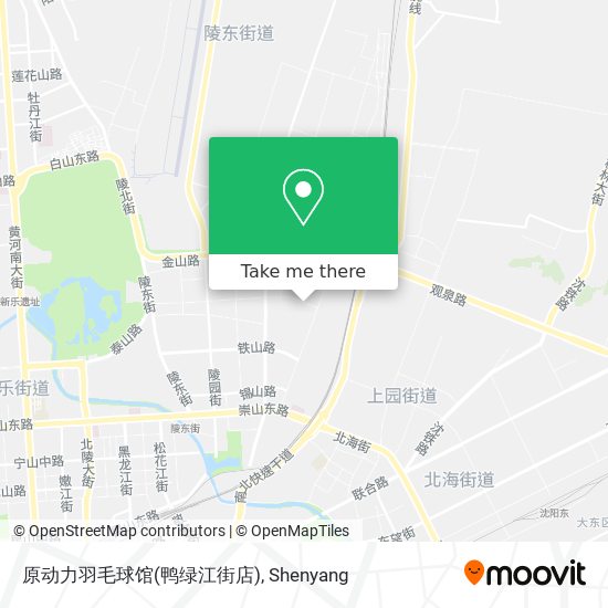 原动力羽毛球馆(鸭绿江街店) map