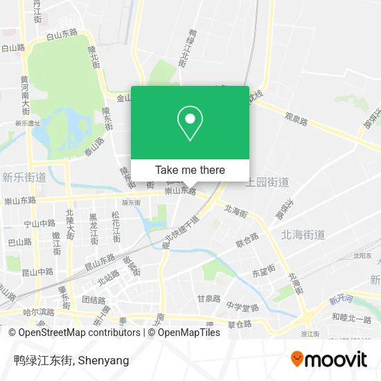 鸭绿江东街 map