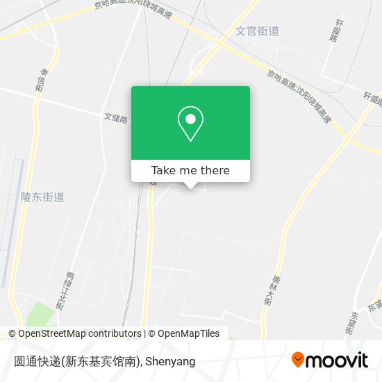 圆通快递(新东基宾馆南) map