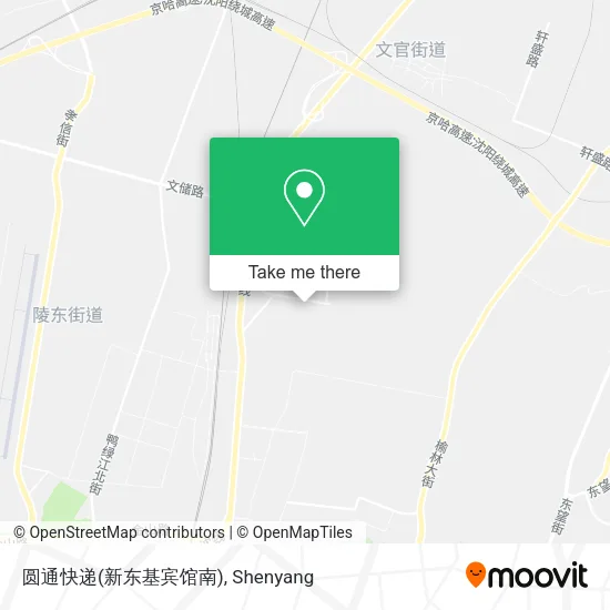 圆通快递(新东基宾馆南) map