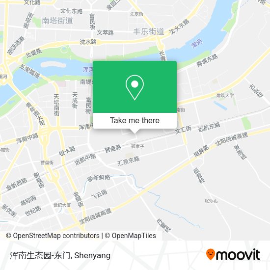 浑南生态园-东门 map