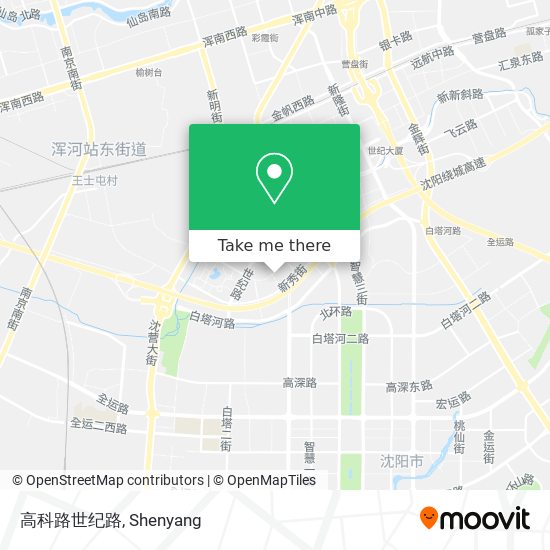 高科路世纪路 map