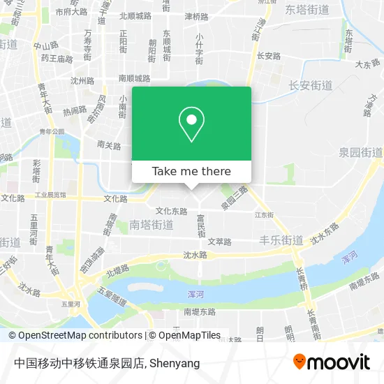 中国移动中移铁通泉园店 map